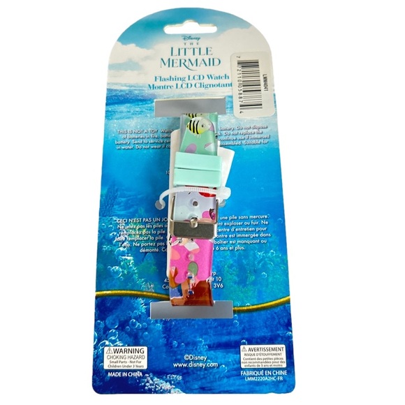 Disney The Little Mermaid Flashing LCD Watch New In Packaging - Picture 8 of 9